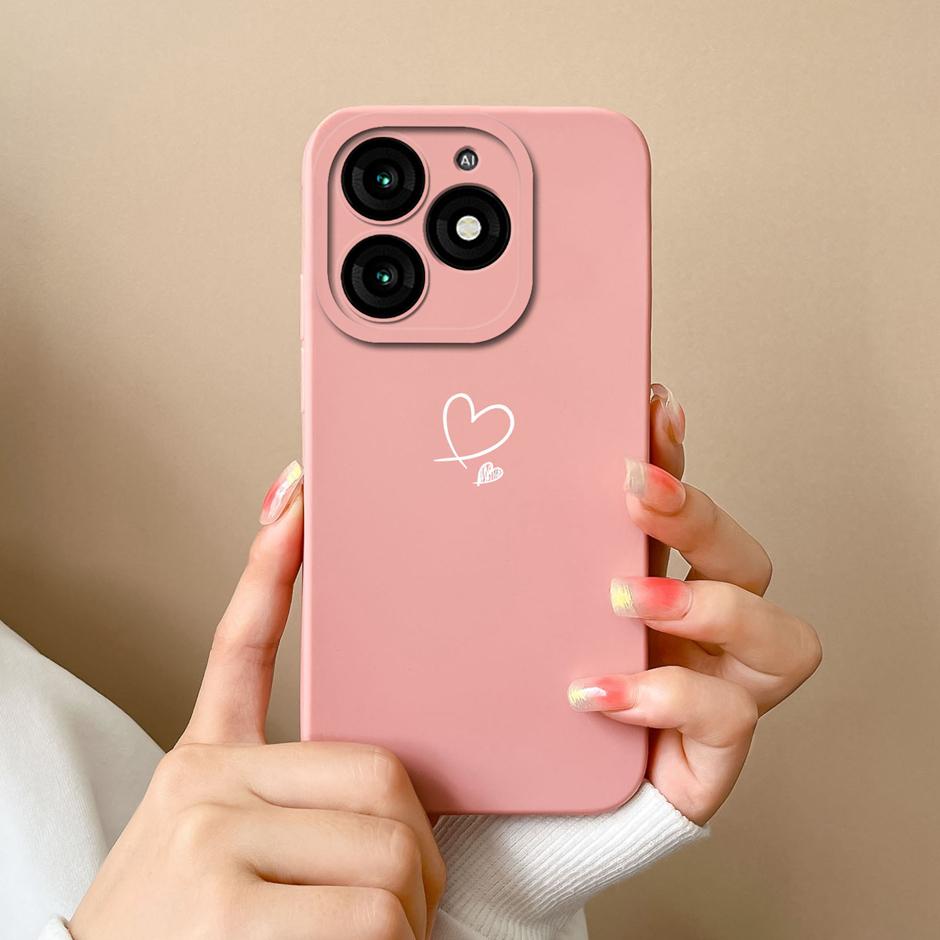 For Tecno Itel A70 Phone Case Cool Girl Cartoons Pattern Liquid Silicone Shell For ItelA70 A 70 High-quality New Design Fundas