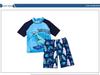 Boys' Dinosaur Quick-Dry Two-Piece Swimsuit with Sun Protection