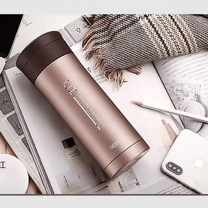 THERMOS Stainless Steel Insulated Tea Infuser Bottle