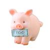 Søt Resin Penger Lucky Pig Figur Statue DIY Miniatyr hagebord ornament