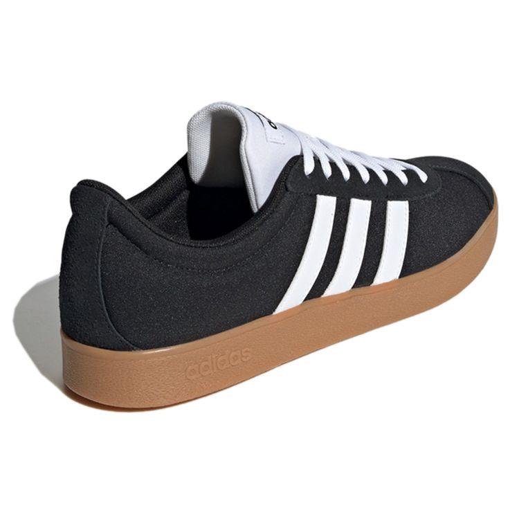 Adidas Vl Court 2.0 Retro Lässig Langlebig Low-Top Skateschuhe Herren Sneaker Schwarz Weiß Braun FW2758