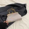 New Chinese Style Hand Embroidery Evening Bag Retro Single Shoulder Crossbody Bag Ladies Shell Bag Casual Simple Style Hand-held