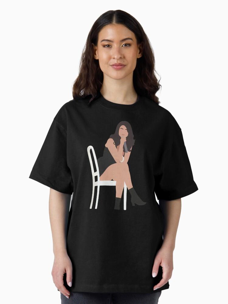 Selena Gomez Lineless Illustration Oversized T-Shirt