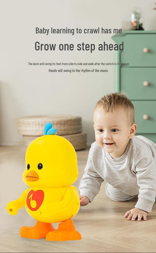 Dancing Cute Duck Electronic Music Light-Up Toy - Same Style As Douyin