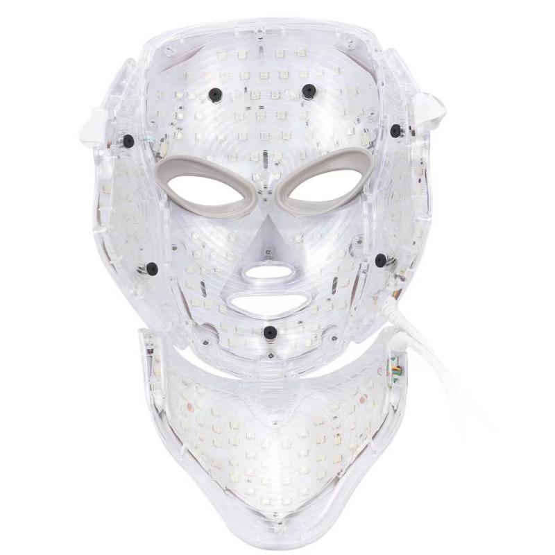 LED Face Màsk, 7 Color LED Face Màsk Light Theràpy, Skin Care Màsk for Face and Neck both beauty salons and home use