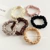 Handmade 19 Momme Mulberry Silk Hair Tie - 1.5cm Intestine Hair Protection Band
