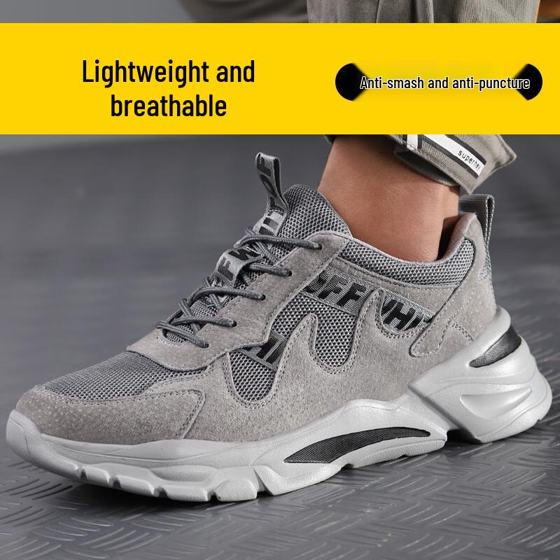 

Men s D006 Anti-Smash Puncture-Resistant Safety Work Shoes 43