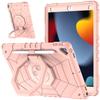 IPad 7/8/9 10.2 Inch Case 2-in-1 Shockproof PC Silicone 360 Rotating Stand Handbag