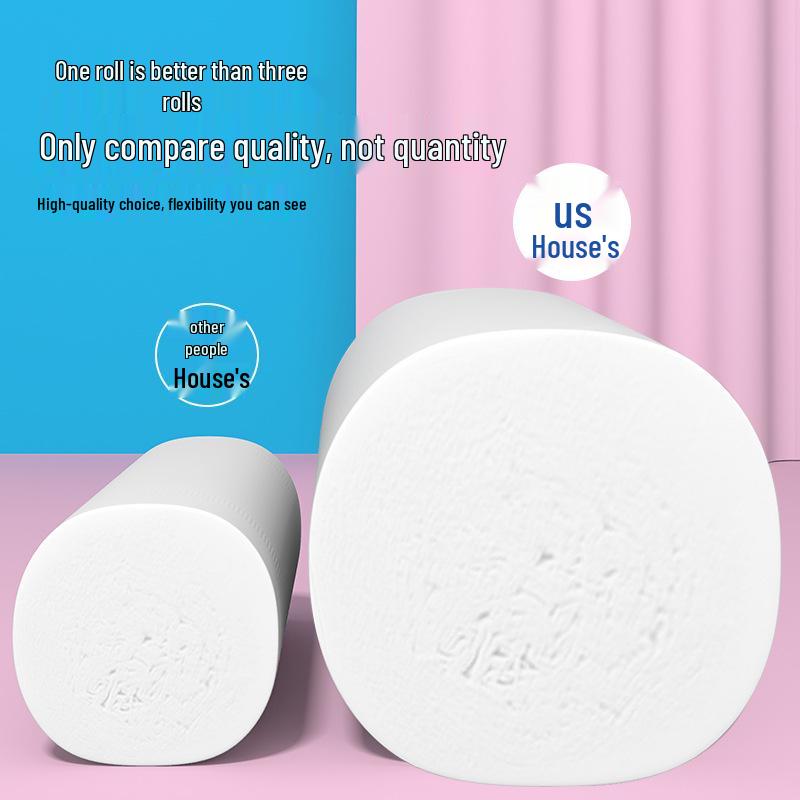 Coreless Toilet Paper: Household Paper Towels for Bathroom Use