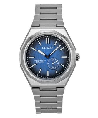 Zenshin 60 Super Titanium Zegarek Męski Automatyczny NK5020-58M 100M z Ciemnoniebieską Tarczą
