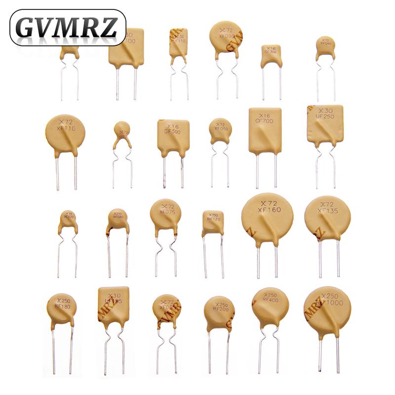 610PCS-24Values Self-Recovery Fuse Assorted PPTC KIT 0.05A 0.1A 0.2A 0.25A 0.3A 0.4A 0.5A 0.75A 0.9A 1.1A 1.35A 2A 2.5A 3.75A
