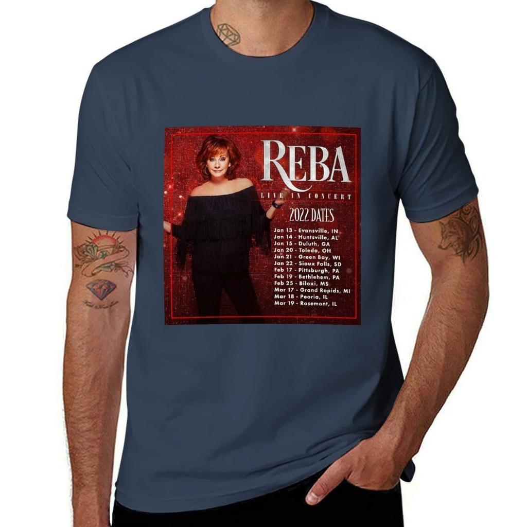 Reba Tour 2022 Locations And Dates Tshirt Plus Size Everyday Tee Shirt