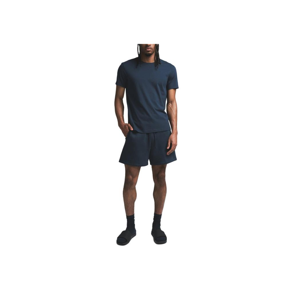 Skims Cotton Classic T-Shirt Men Tops Navy TP-TSH-5701M-NVY