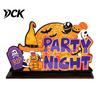 Themed Halloween Room Decorations Tabletop Decor Signs, Pumpkin Ghost Gnome Wood Centerpiece Blocks, Spooky Table Centerpieces Party Tiered