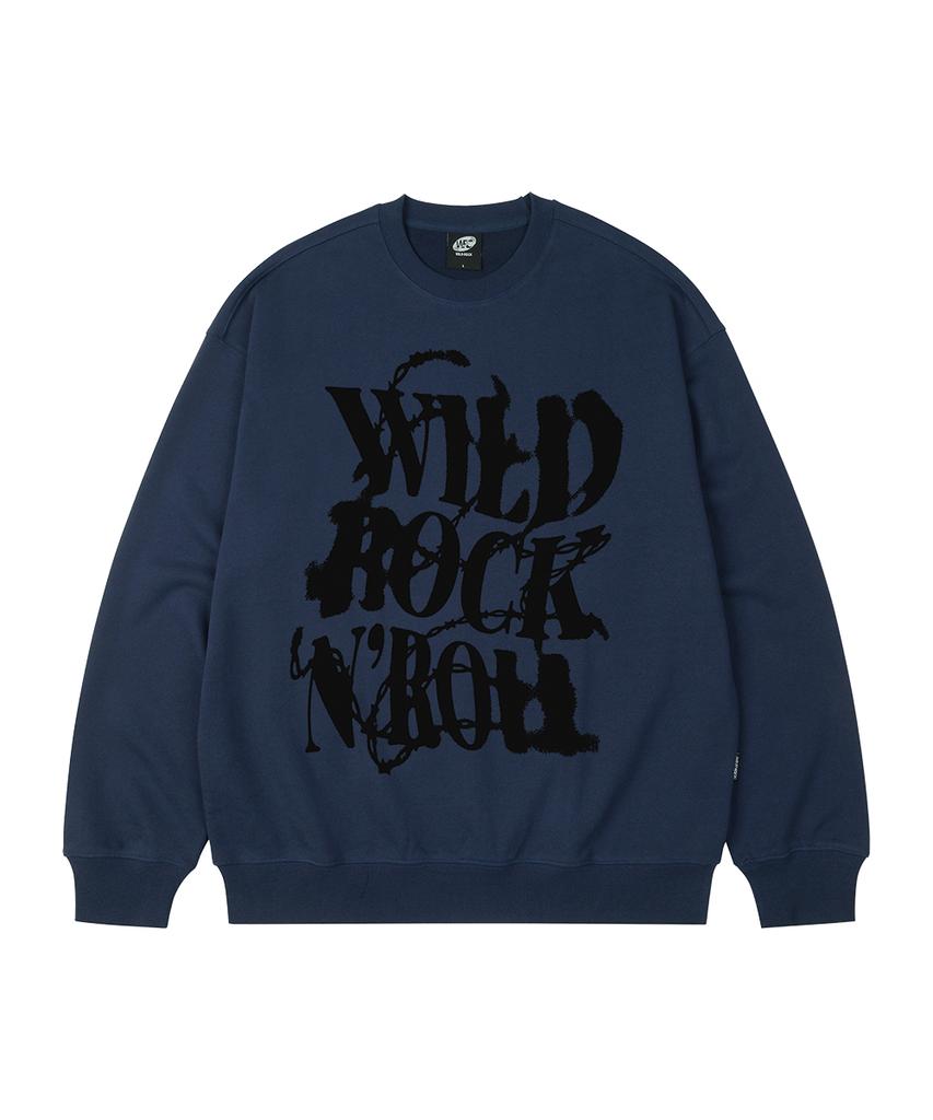 WILDROCK (Fleece Lined) Wild Rock And Roll Sweatshirt_7 Col (B Type)