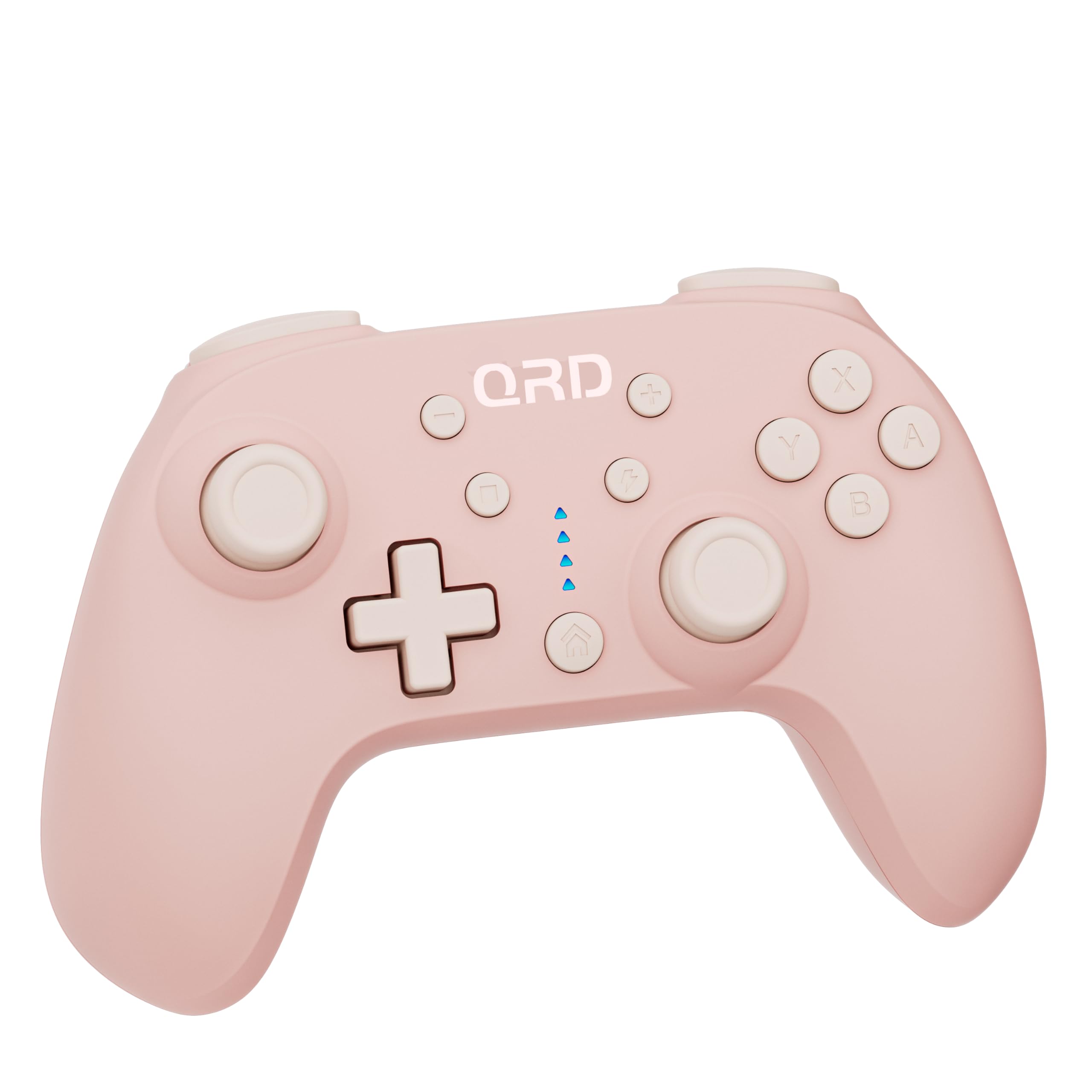 

QRD Junior E5 Switch Controller with Function and Back Compatible with Switch Includes Japanese Instruction Pink Gamepad, Auto-Fire Buttons, 2/Switch розовый
