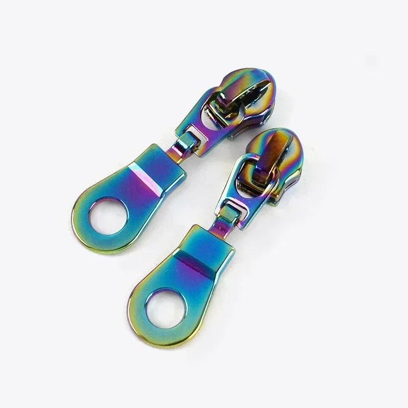 5/10/20Pcs 5# Zipper Slider for Nylon Zippers Zip Head Puller Lock Bag Clothes Purse Tailor Repair Kit DIY Sewing Accessories