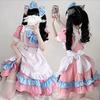 Formemory Maid Cute Lolita Ribbon Princess Gothic Lolita Plus Cute Maid Outfit with Bow and Cat Claw Gothic Dress Costume, Cosplay, Costume, Dress,