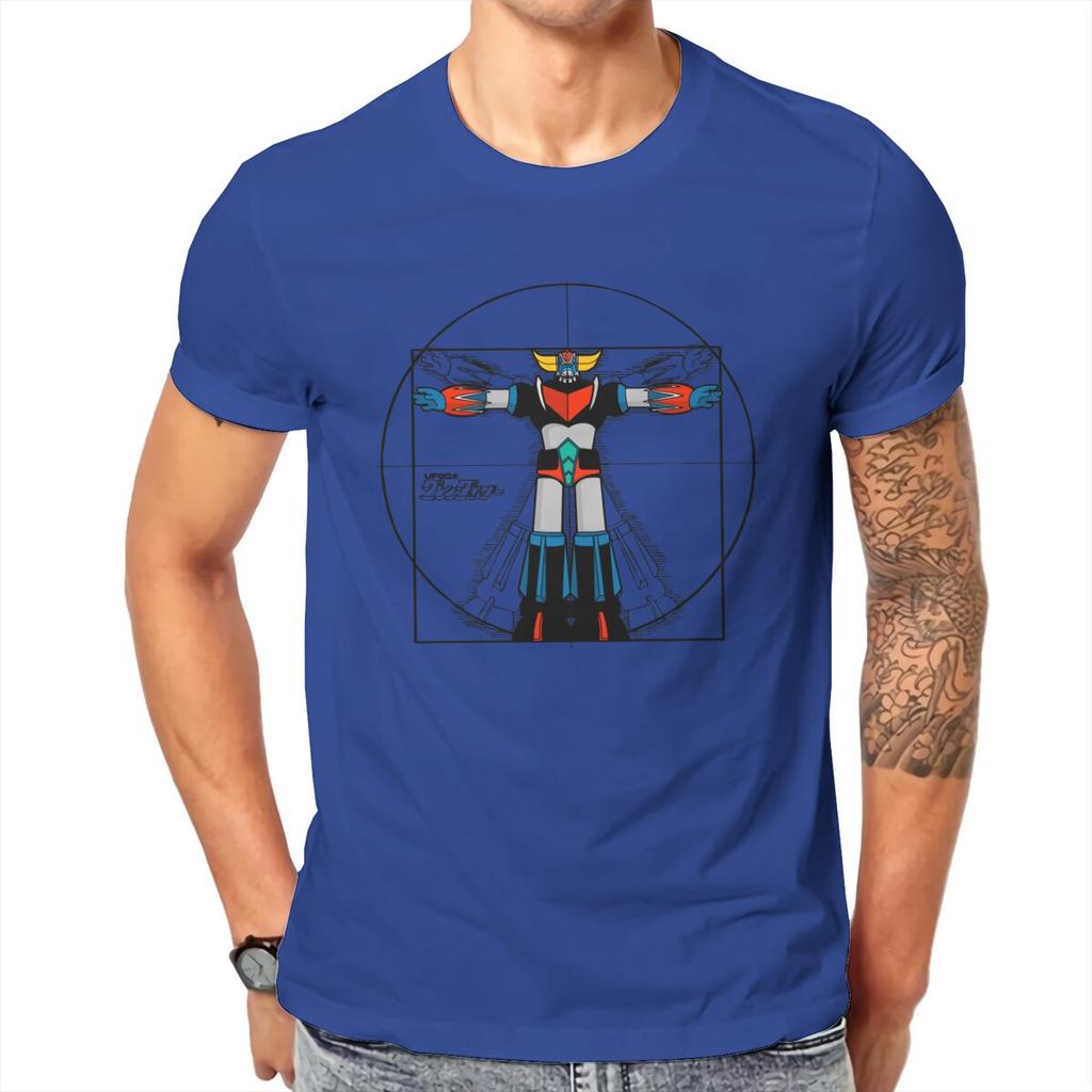 Men 192 Vitru Grendizer Goldorak UFO Robot T Shirt 100% Cotton Clothing Vintage Short Sleeve Tee Shirt Gift Idea T-Shirts