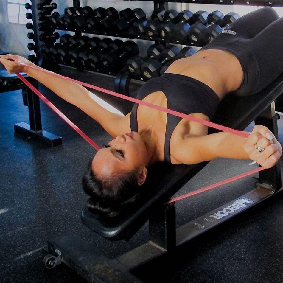 208cm Thick Stretch Resistance Band Active Expander Elastic Pull Up Powerlifting Bands for Resistance Training and Workout