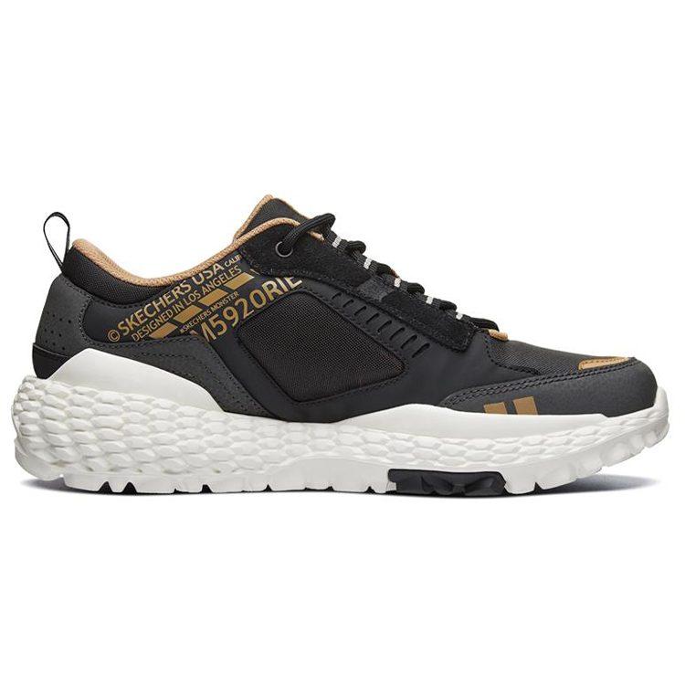 Skechers Monster Low Top Sneakers Black/Gold 51715-BLK
