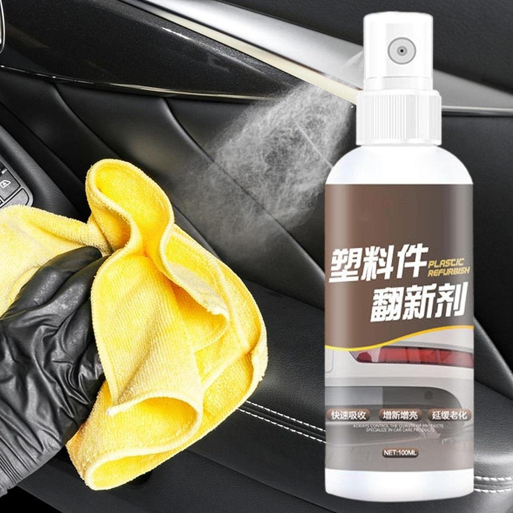 Revêtement en cristal, traitement plastique pour pare-chocs de voiture, fait briller et protège les pièces en plastique de voiture, agents de réparation, pâte de revêtement, nettoyant pour l'entretien de la voiture