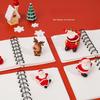4PCS Christmas Coil Book, Student Mini Portable Christmas Gift Notebook Pocket Notebook