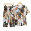 Yalu Women's Summer Short-Sleeve Capris Pajama Set