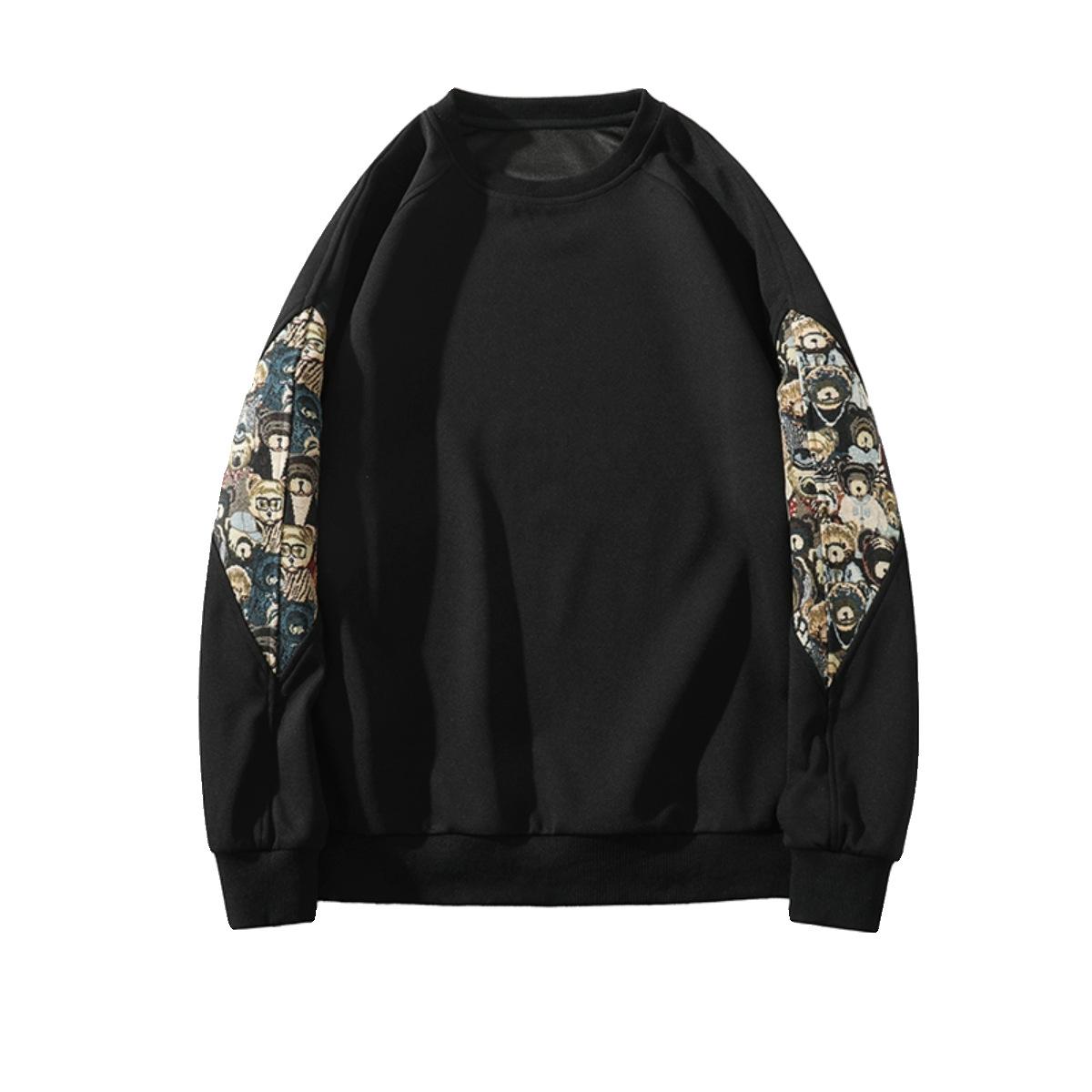 

Spring Casual Sweater Men s Korean Version Loose Coat Teen No Hat Versatile Crew Neck On Clothes L