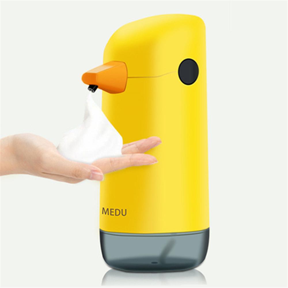 

Автоматический дозатор мыла-пены для детей, маленькая желтая уточка, устройство для мытья рук, бесконтактный дозатор жидкого мыла для ванной комнаты, мытье рук