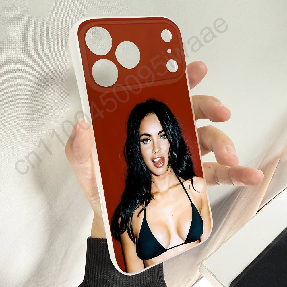

M-Megan Fox Phone Case For iPhone 12,16,11,14,13,17,15,Plus,E,Pro,Max,Air,Mini Wireless Charge Magnetic Frosted iPhone13mini
