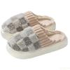 Fashion Cotton Slippers for Women In Winter Suitable for Indoor Use Anti Slip Thick Soled Cute Simple Comfortable Soft  Warm