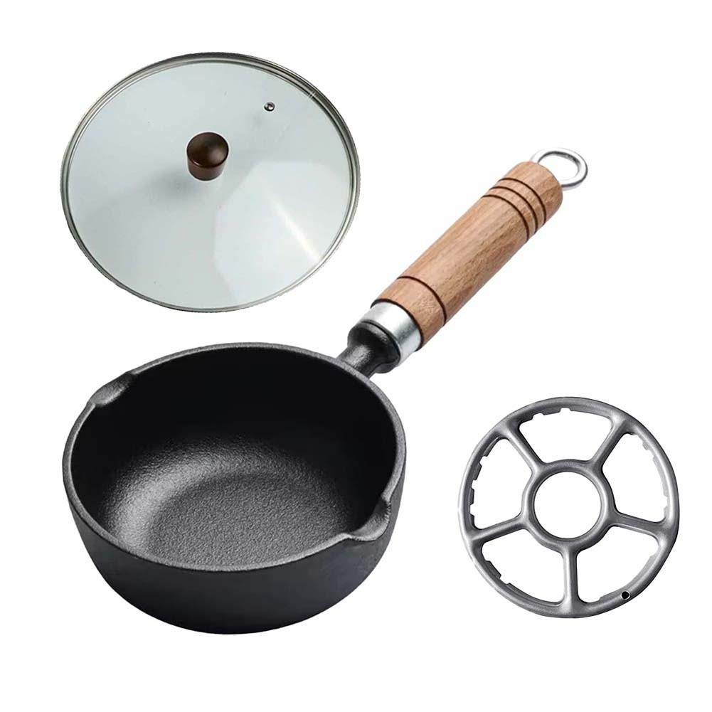 Small Iron Pan for Frying Eggs and For hot Milk with Induction Compatibility