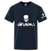2026 Gunki Printing Unisexs New Solid Color Fashion Short Sleeve Top Breathable Thin Quick Drying Gym Summer Casual Tshirt