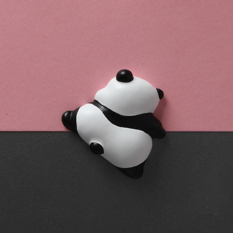 Panda Refrigerator Magnetic Sticker Resin Refrigerator Decoration Magnet Creative Magnetic Sticker Po Wall