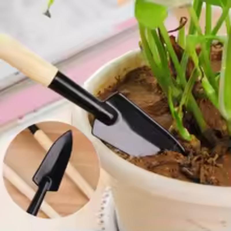 1Set Mini Garden Tool Set for Garden Plants Flower Pot Cactus Vegetables Digging Weeding Gardening Tools and Equipment