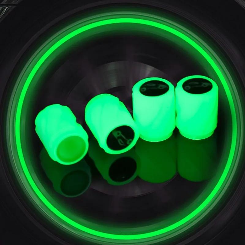 Capac Ventil Luminos Nou Creativ cu Logo Capac Praf Ventil Auto Motocicletă Bicicletă Universal Capace Ventil Piese Multifuncționale