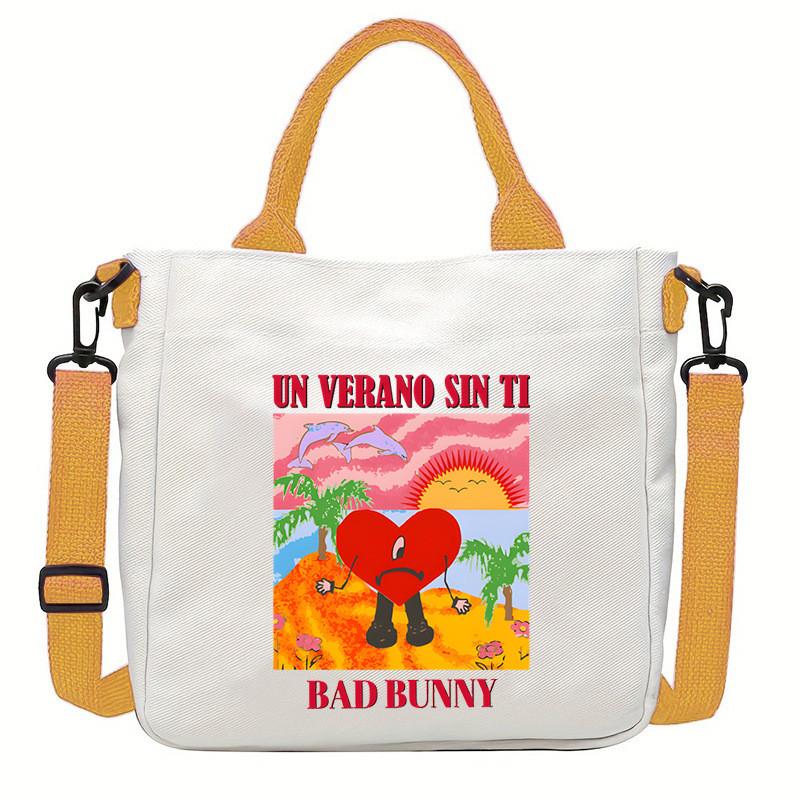 Multi-color KPOP Stray Felix Printed Crossbody Bag Canvas Shoulder Bags