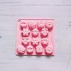 1Pcs Kitchen Handmade Baking Tool Mini 14 Cavity 7 Small Flower Shaped Candy Chocolate Cookies Silicone Mold