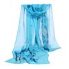 New Hot Fashion Party Scarves Shawl Butterfly Flower Shawl Wrap Silk Shawl Vintage Soft Soft La L6D0
