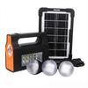 Youbangliang Solar Outdoor Light & Flashlight with Mobile Phone Charging and 3 Bulbs