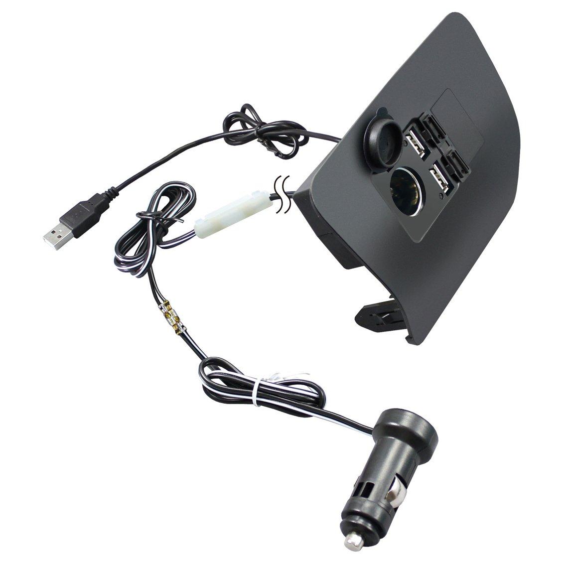 

Tsuchiya Yac Toyota Prius 30-й серии Специальный блок расширения розеток Питание Передняя консоль Продукт, специфичный для автомобиля SY-P1