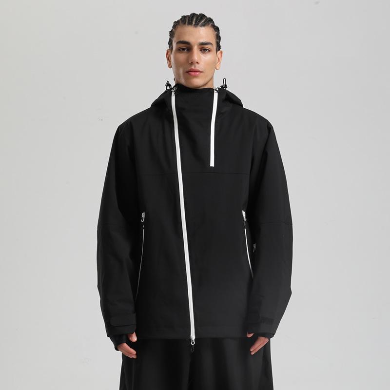 Men's and Women's Ski Jacket Snowboard Coat Waterproof Winter Baggy Snow Jackets with Hood Windproof Warm Insulation Outdoor Sports Skiing Jackets