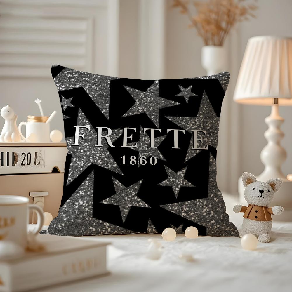 Cushion Cover Anti-dustmite Pillowcase Invisible Zipper Silky Short Plush Sofa Cushion Cover FREITAG
