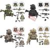 X0300 MOC Blocuri de Construcție Militare Cărămizi Mini Figurine Soldați de Acțiune Anime Jucării de Asamblare DIY Cadouri de Ziua Copiilor WM2207 WM6147