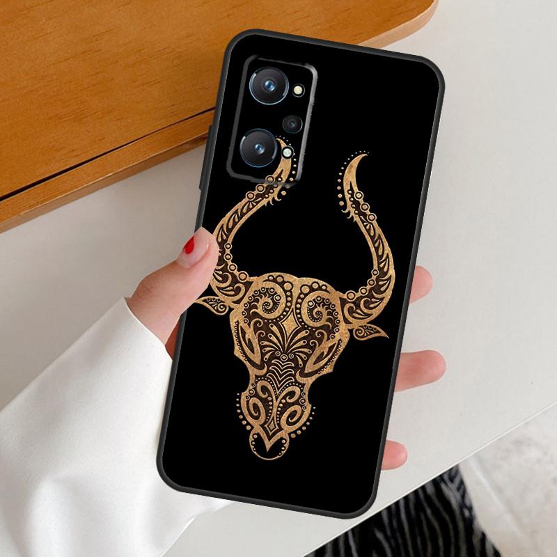 Zodiac Signs For Realme C67 C55 C53 C51 C35 C33 C31 C30 C25s C21Y GT Neo 6 GT5 9 10 11 12 Pro Plus Case