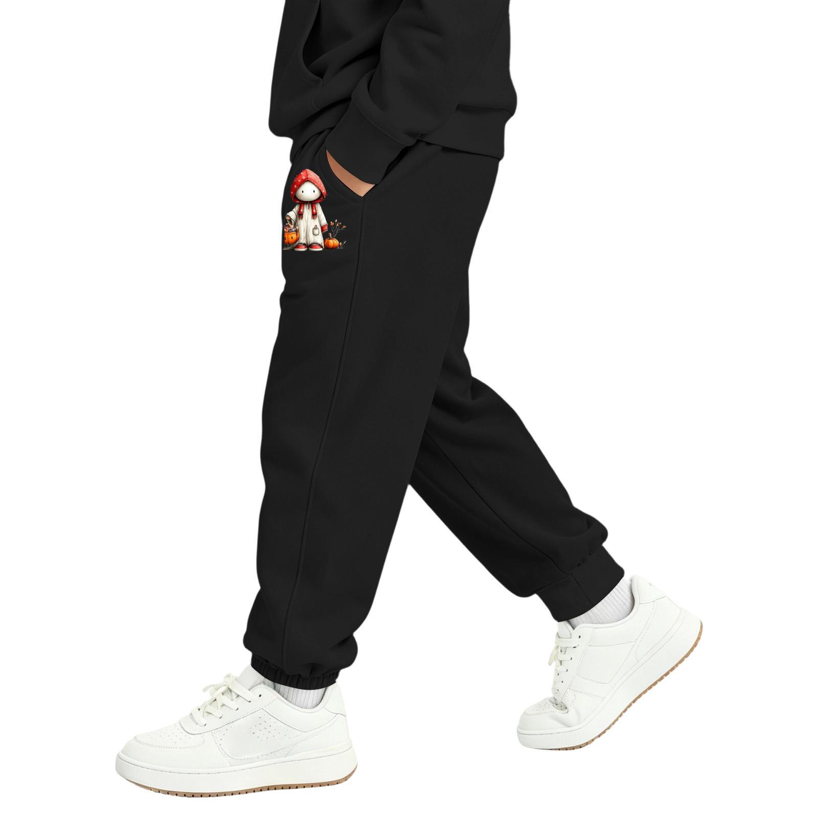 Kids Halloween Printed Sweatpants with Pockets for Boys Girls Costume Party 130