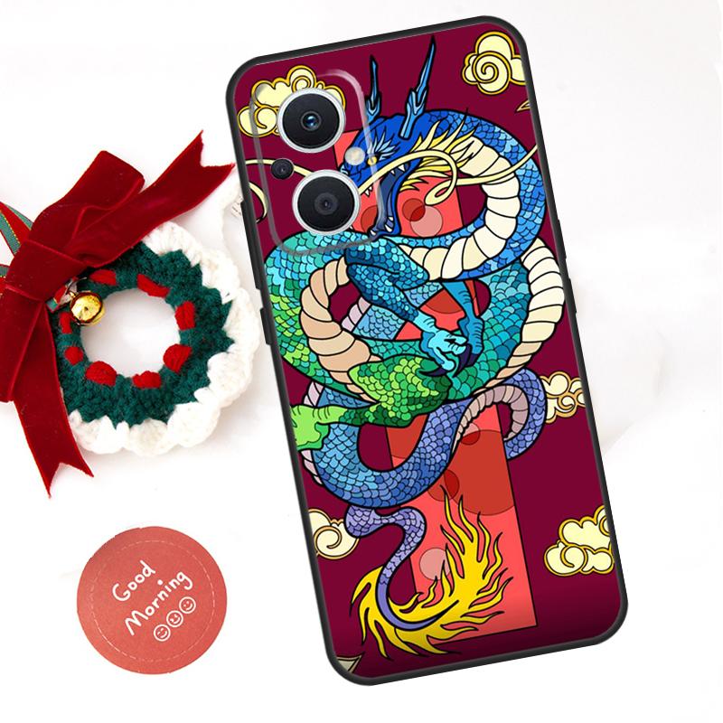

Fashion Chinese Dragon Funda For OPPO Reno 14F 14 13 12 11 10 Pro 11F 12F 13F 7 8 Lite OPPO Find X8 X5 X9 Pro Case OPPO Reno7 Lite