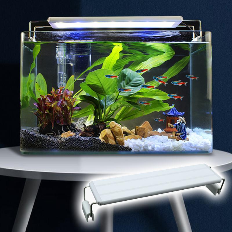 Super Slim Led Aquarium Light Lighting Plants Grow Light 28/38/48Cm Aquatic Plant Lighting Waterproof Clip-On Lamp For Fish Tank