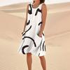 Summer Dresses For Women Loose Beach Vacation Casual Sleeveless Sundresses With Pockets Tank Dress